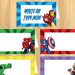 INSTANT DOWNLOAD EDITABLE the Avengers Food Tent - Etsy