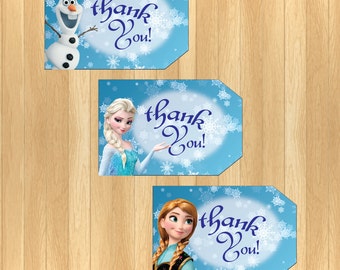 Disney Frozen Tags | Etsy