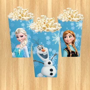 SOFORTIGER DOWNLOAD - Disney Frozen Popcorn Box