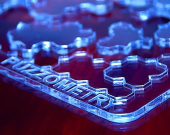 Puzzometry Puzzle - Laser Cut Acrylic Brain Teaser