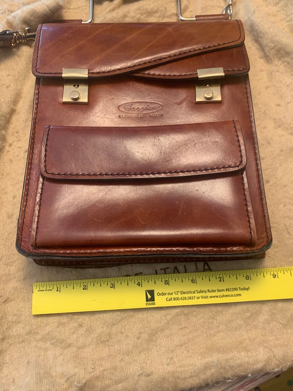 Vintage Caggiano Leather Shoulder Bag - image 1