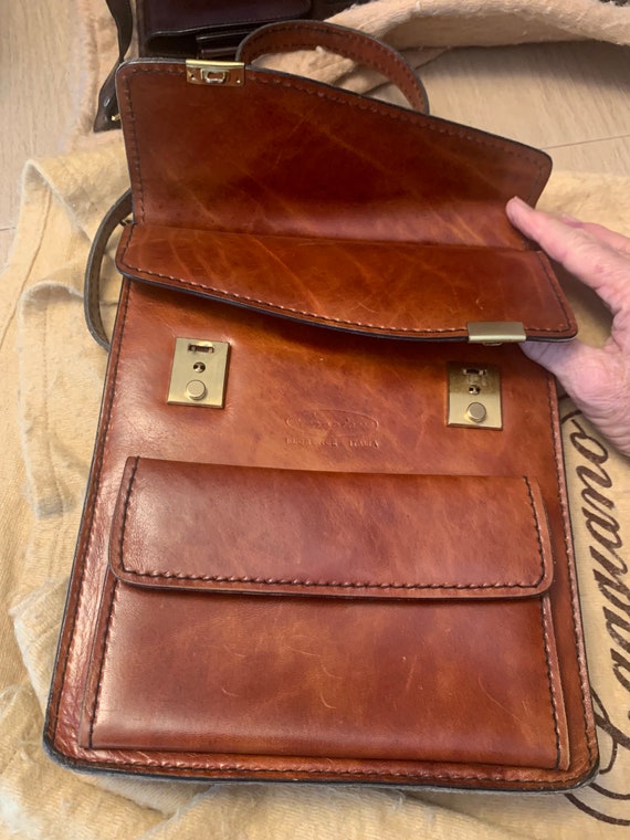 Vintage Caggiano Leather Shoulder Bag - image 2