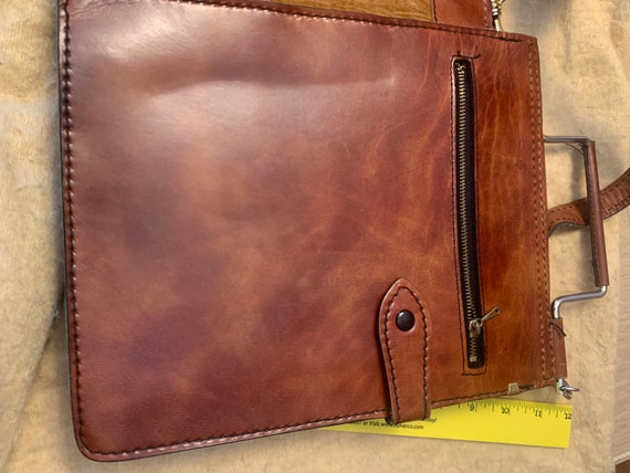 Vintage Caggiano Leather Shoulder Bag - image 5