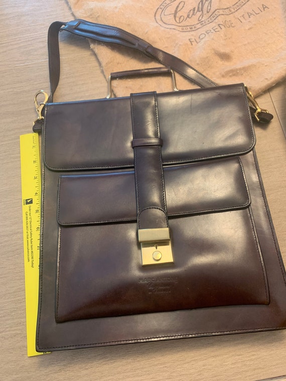Vintage Caggiano Leather Shoulder Bag Marc Anthony - image 1