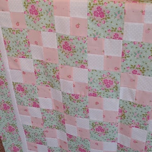 Baby Four Patch Quilt Pattern: Crib Size (PDF or Word Download) - Etsy