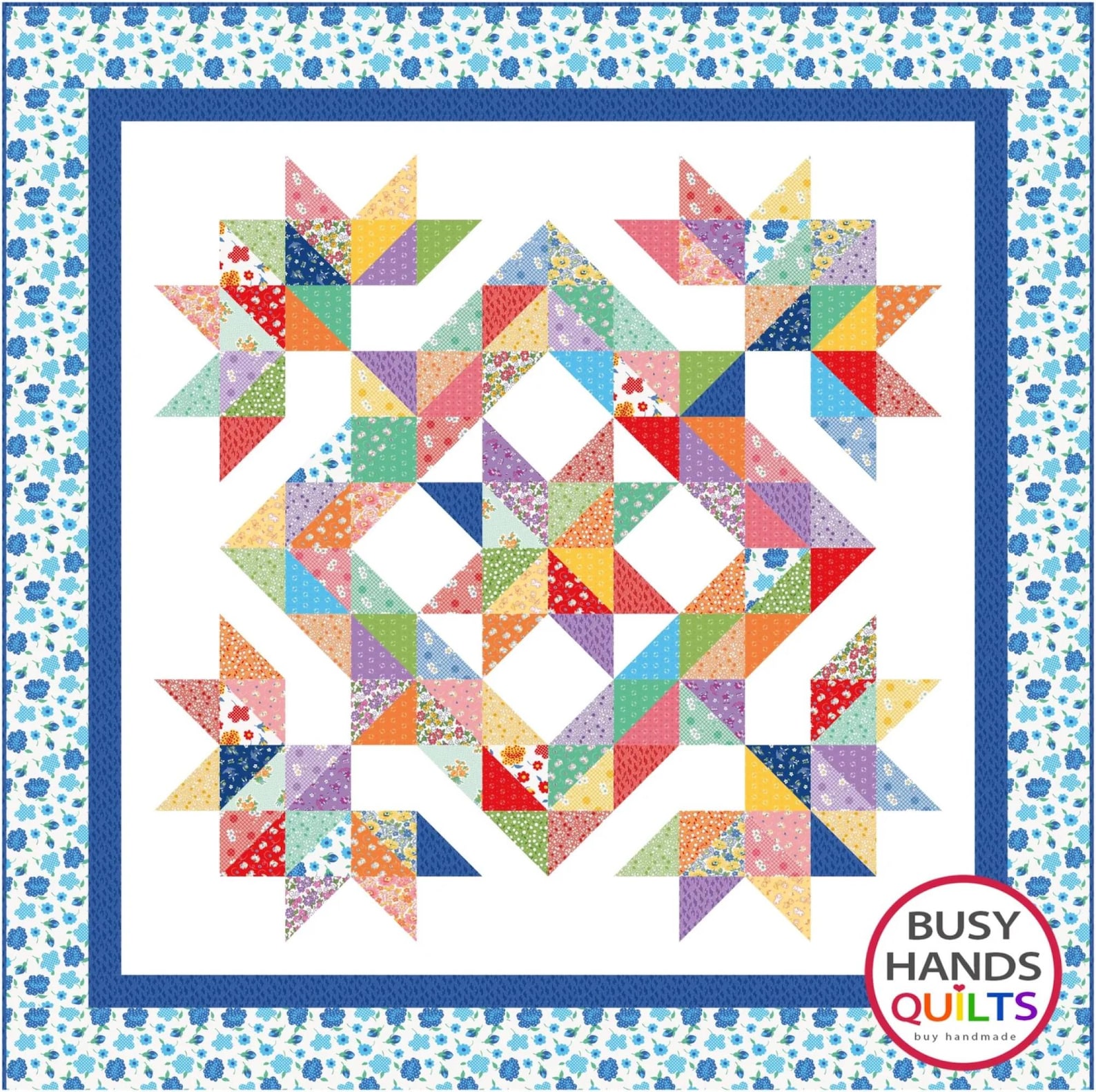 Pwhimsy Pattern Whimsical Paper Quilt Pattern Many Sizes Included Quick Large Project ...