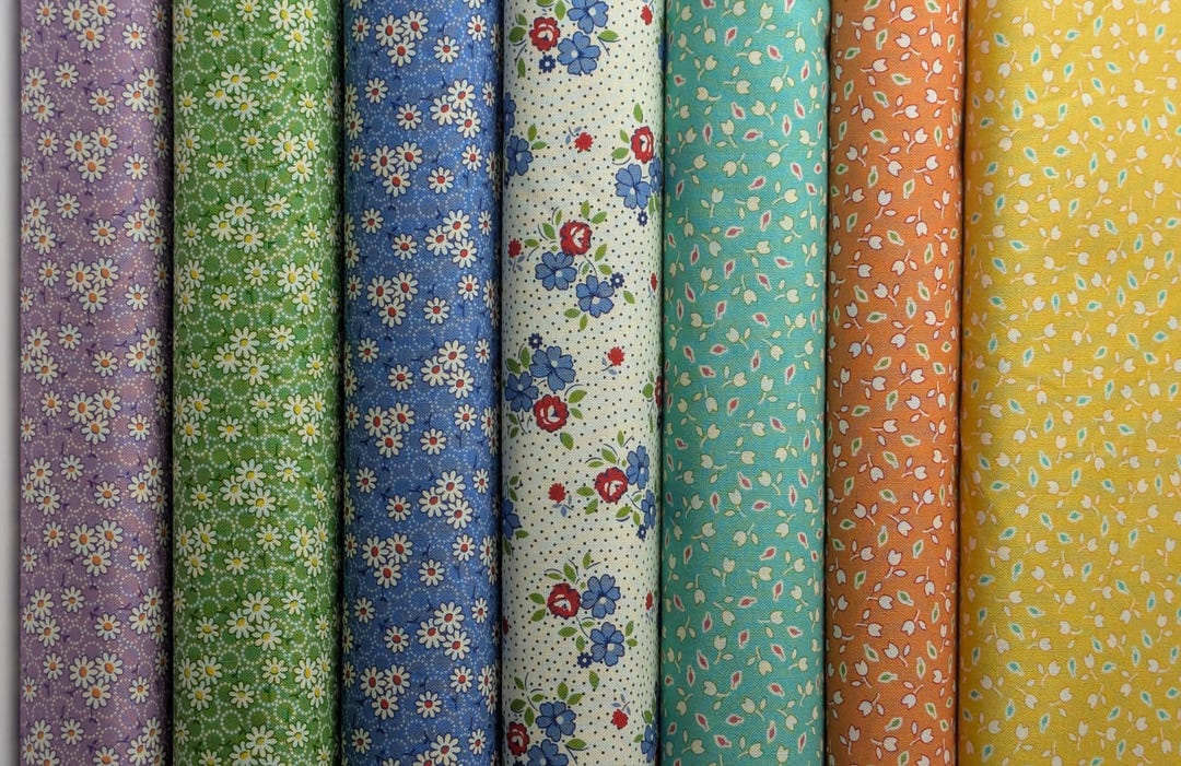 Aunt Grace Goes Scrappy 30 Reproductions by Marcus Brothers Fabric