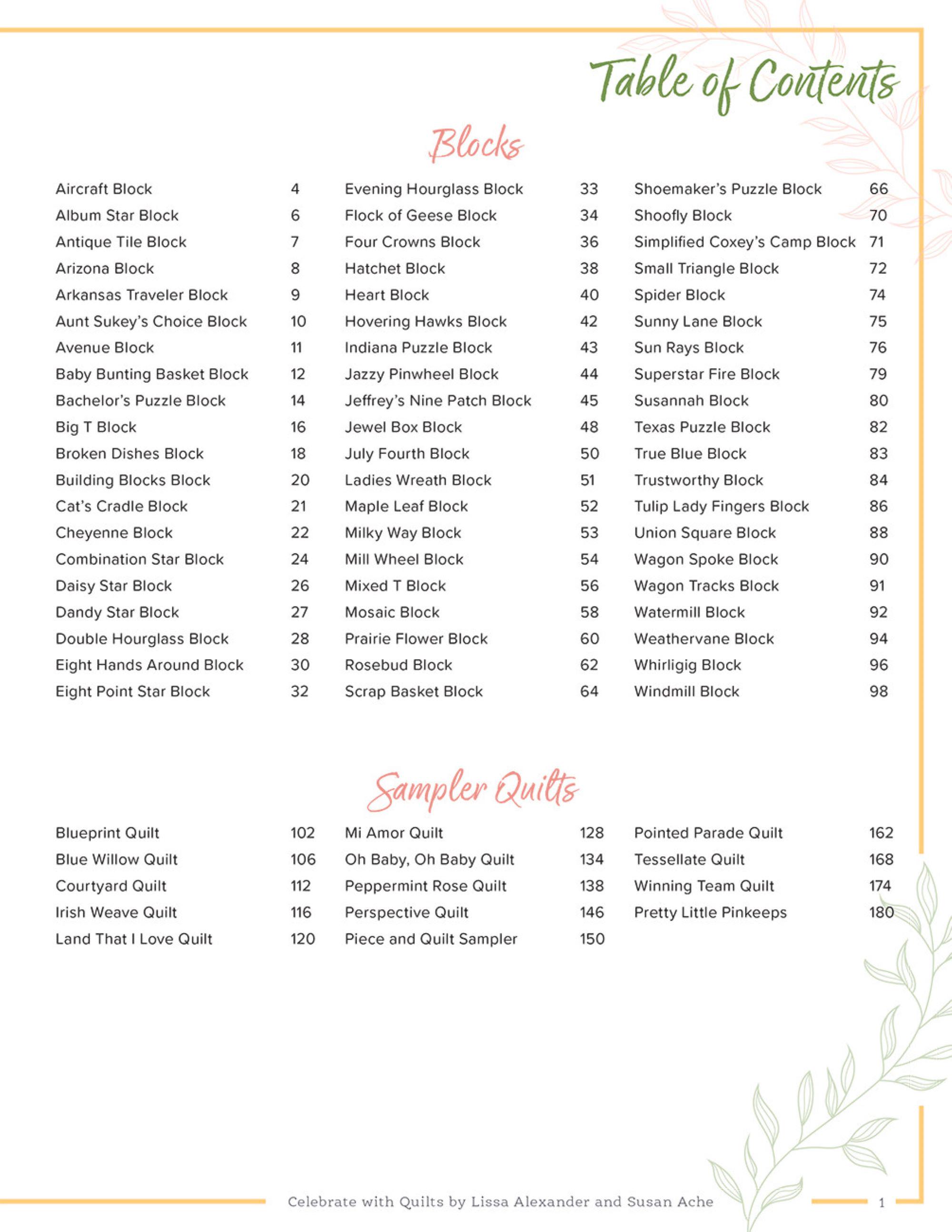 Lisa Alexander Patterns Celebrate With Quilts Quilt Pattern Book by Lissa Alexander and Susan ...