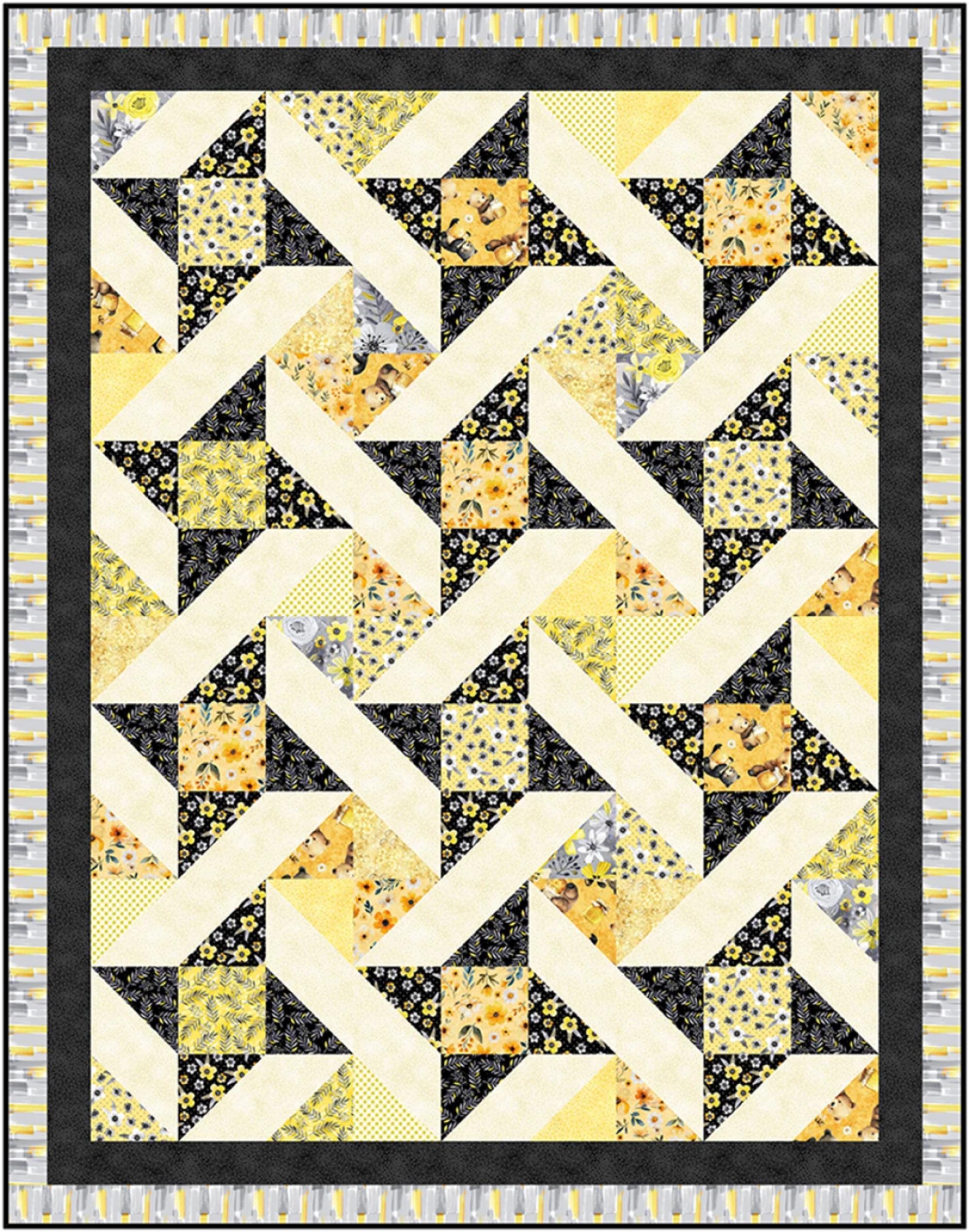 Make It Scrappy Yard Quilts 8 Quilt Patterns by Donna Robinson and Fran ...