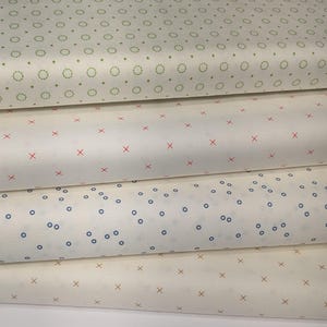 Background Light Fabric 5 Options Green Denim Gray or Cayenne Lori Holt for Riley Blake Yardage by the Half Yard Bee Backgrounds Collection