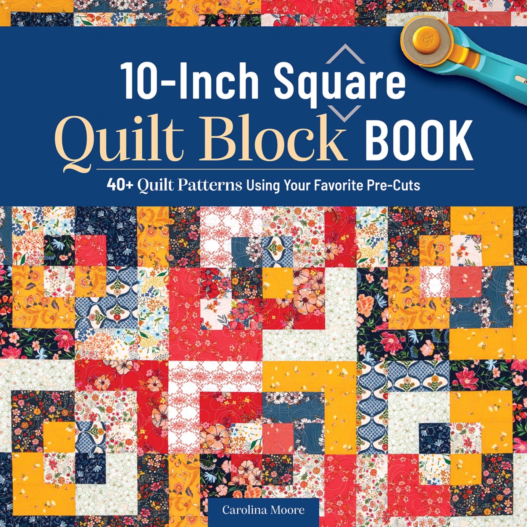 Blocs De Couette 10 1/2'' Faits Main – Patchwork Traditionnel (Lot De 4)