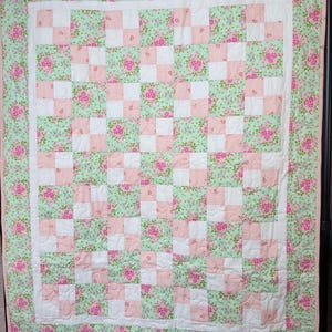 Baby Four Patch Quilt Pattern: Crib Size (PDF or Word Download) - Etsy