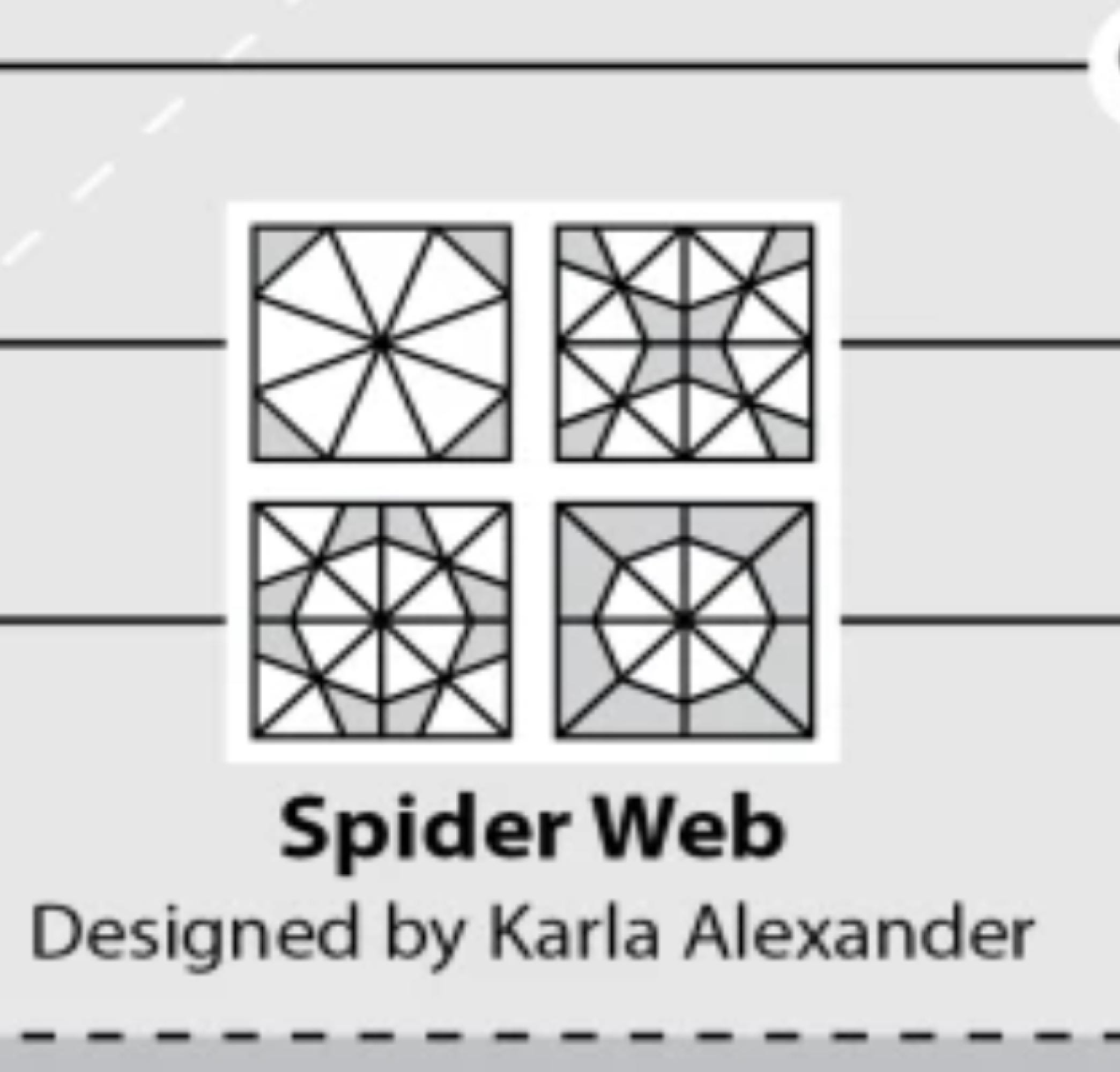 Marco Polo Quilt Pattern Use Spider Web Ruler to Make This Striking ...