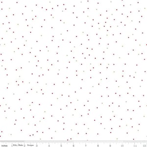Pin Dot Holiday Riley Blake Cotton Fabric: 5 Choices Red Blue Christmas Fall Seasonal Basics Yardage Priced Per 18" (Half Yard)