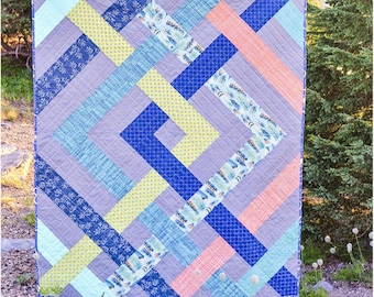 Eliza Quilt Pattern: Baby, Lap, Twin, Queen Sizes