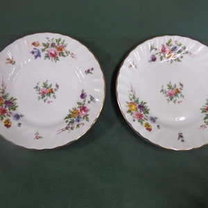 Vintage Minton Set di 2 &quot;MARLOW&quot; Pattern 6 /1/8&quot; Bread & Butter Plates S 309 Born China