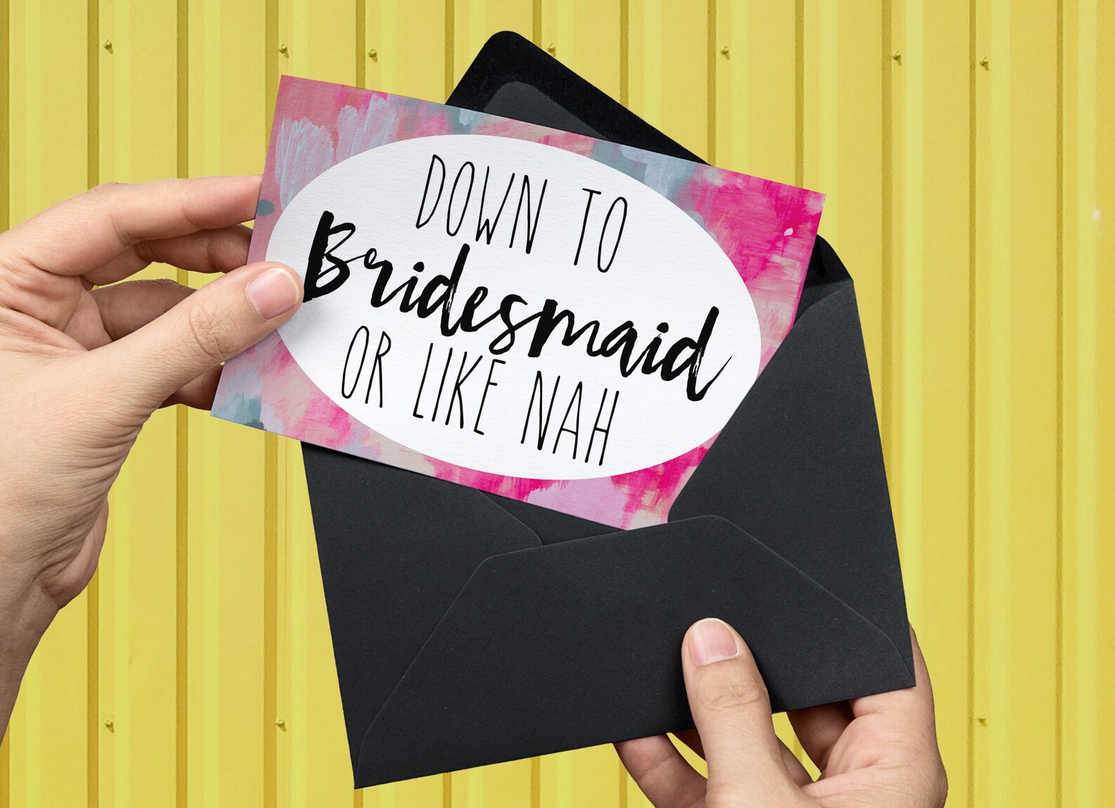 PRINTABLE Bridesmaid Proposal Card Funny Printable Digital - Etsy
