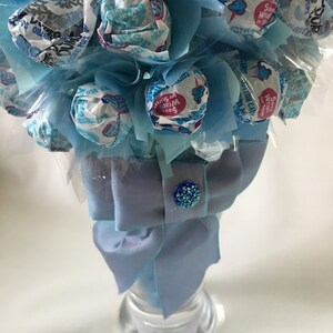 Lollipop Bouquet Lollipop Tree Lollipop Malt Dum-Dums Candy Bouquet Candy arrangement Birthday gift Mother's Day gift Baby Shower gift image 7