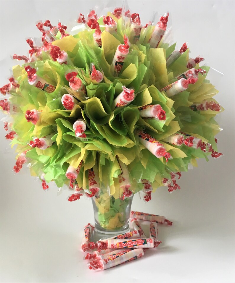 Smarties Candy Bouquet Lollipop Tree Lollipop Malt Smarties Candy