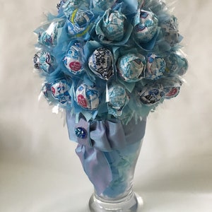 Lollipop Bouquet Lollipop Tree Lollipop Malt Dum-Dums Candy Bouquet Candy arrangement Birthday gift Mother's Day gift Baby Shower gift image 5