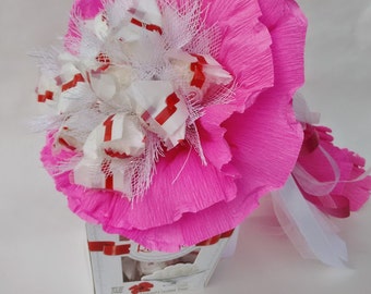 Mother's day Gift Wedding Bouquet Raffaello Almond Coconut Ferrero Chocolate Candy Wedding gift