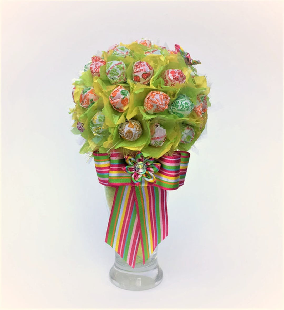 5 Ensembles Supports Pour Bouquet Chocolat - 250 Pièces - Decoration Anniversaire, Mariage, Saint-Valentin