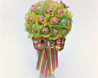 Lollipop Bouquet Lollipop Tree Lollipop Malt Dum-Dums Candy Bouquet Candy arrangement Birthday gift Mother's Day gift Baby Shower gift