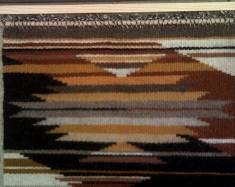 Handwoven Tapestry "Canyon Pathway"