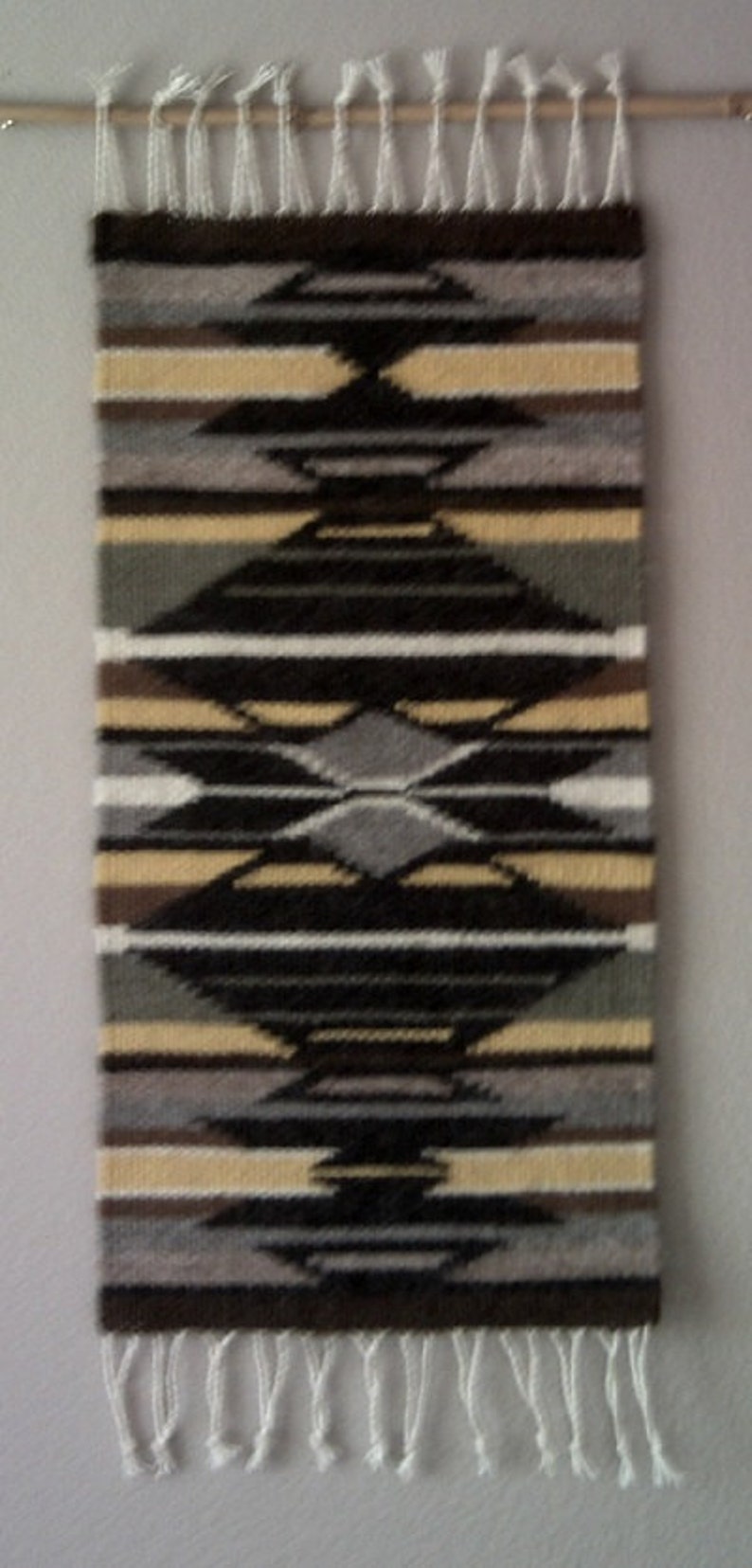 Handwoven Tapestry Table Runner or Wall Hanging Etsy