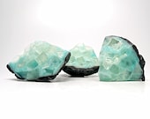 Blue Topaz Geode Shaped Soap Set