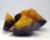 Amber Geode Shaped Soap Set