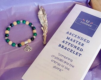 Ascended Master Vishnu attuned Bracelet for balance, protection and forgiveness.