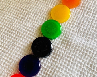 Chakra disks charged with Reikj energy, handcrafted with resin, for Healing, Meditation, Chakra Balancing