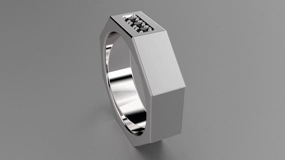 Mechanic wedding ring deals