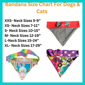 Reversible Christmas Snow Flake Over The Collar Dog or Cat Bandana image 8