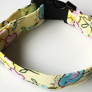 Yellow Spring and Easter Dog and Cat Collar