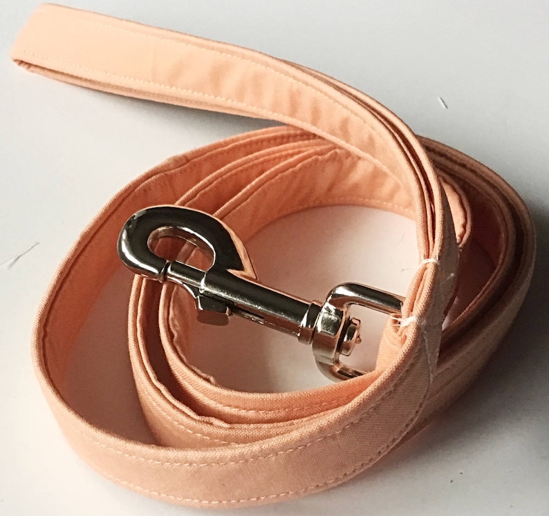 Solid Peach Dog Leash Etsy