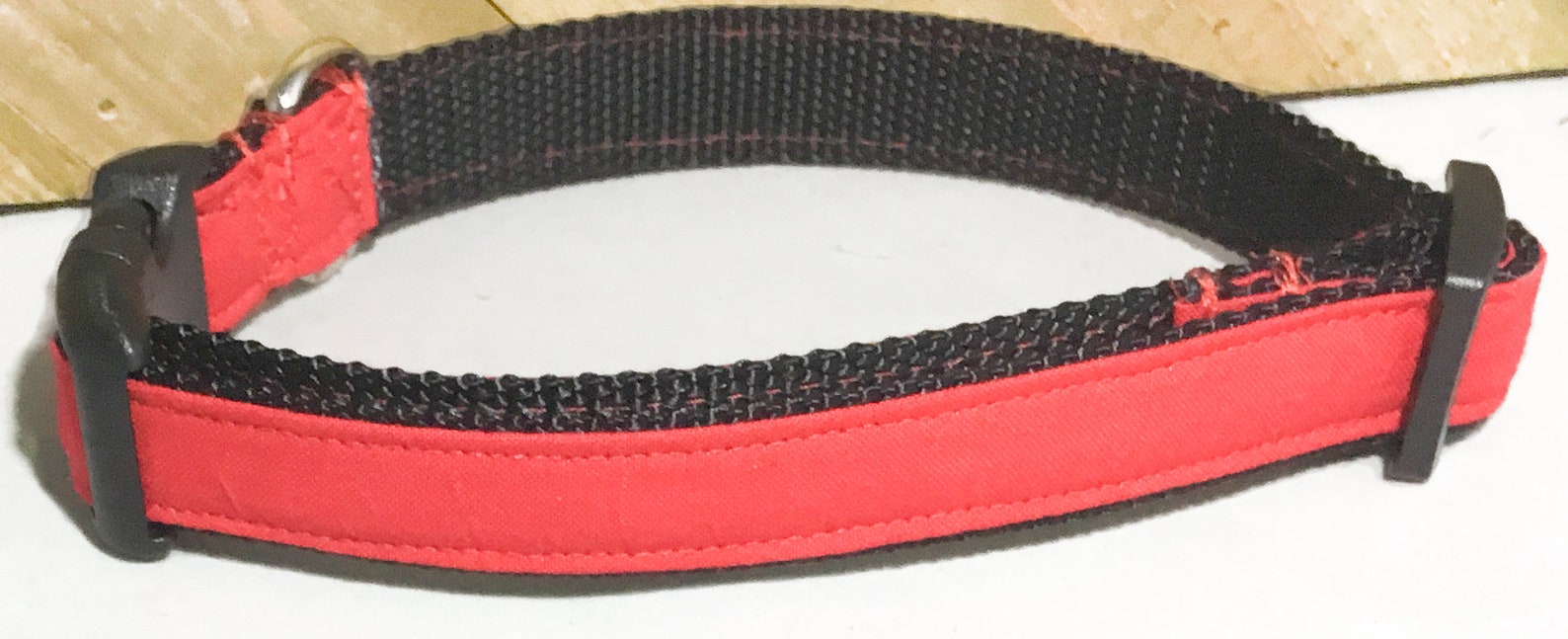 Red & Black Dog and Cat Collar With Matching Friendship Etsy