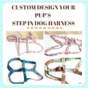 Custom Design Your Dog’s Step-In Harness