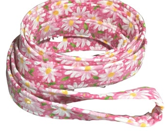 Pink Spring and Summer Daisy  Leash for Dogs in 1 Ft to 6 Ft Lengths