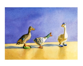 Duck, Duck, Goose Greeting Card