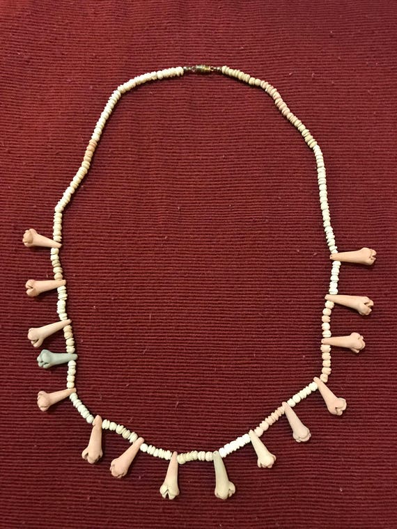 Clay Necklace Oaxacan Mexican Folk Art Jewelry