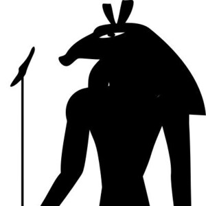 Anubis Silhouette Pattern