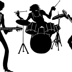 Band Silhouette Pattern