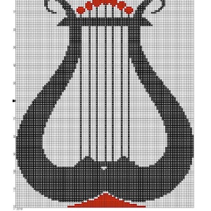 Lyre Pattern - Etsy