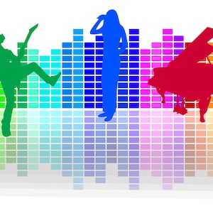 Band In Color Pattern