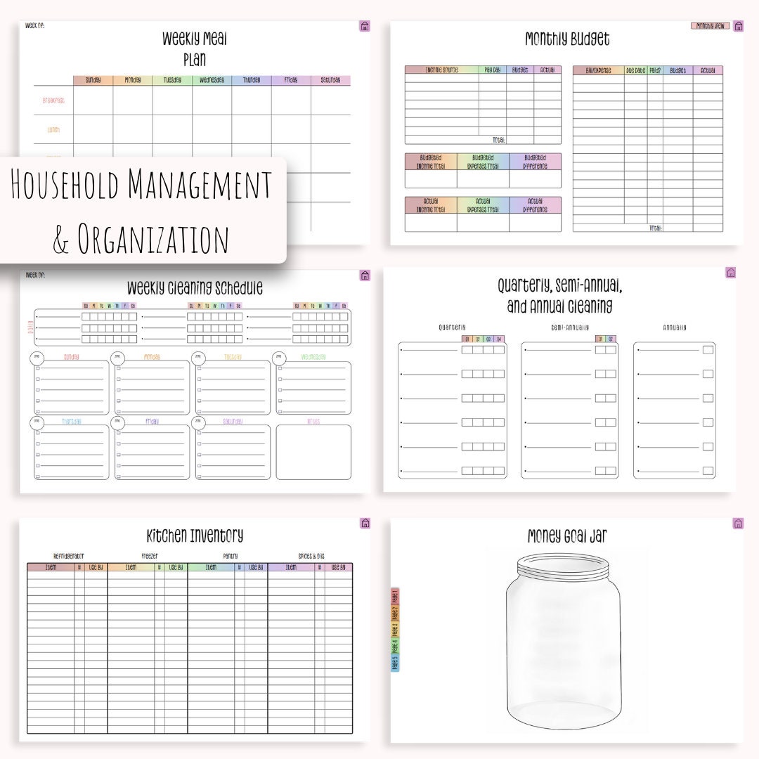 Undated ADHD and Mental Health Digital Planner for iPad or Android ...
