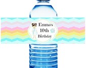Items similar to SALE - Spa Day Birthday Party Printable Bottle Labels PDF - Printable Party ...
