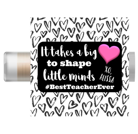 Teacher Valentine's Day Thank You Gift, 3 Pack, Valentine's Day Lip Balm Favors, School Valentine, Class Valentine's Day Party, Chapstick Il_570xn