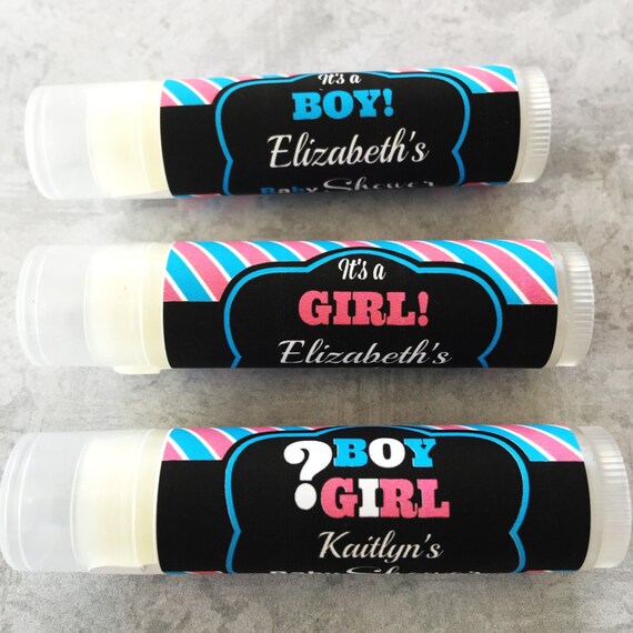 Items similar to Baby Shower Lip Balm/Set of 5/Thank You Gift/ Boy Baby